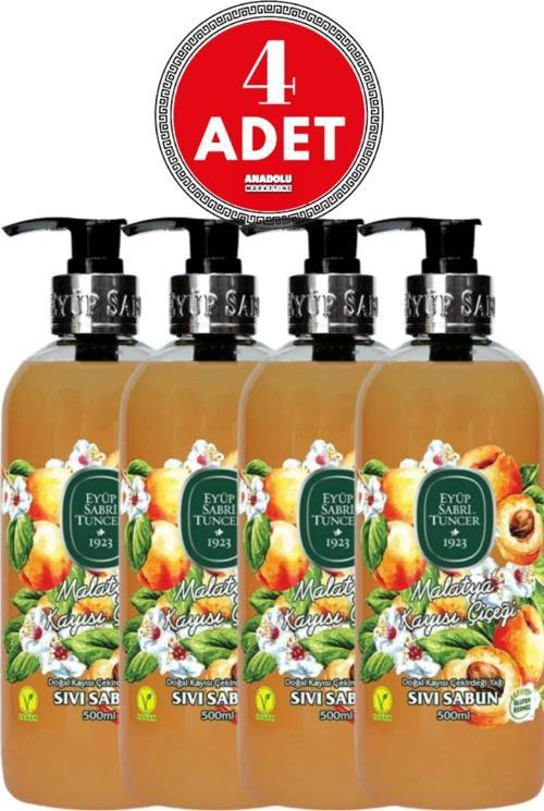 Malatya Kayısı Çiçeği Sıvı Sabun 500 ml x 4 Adet