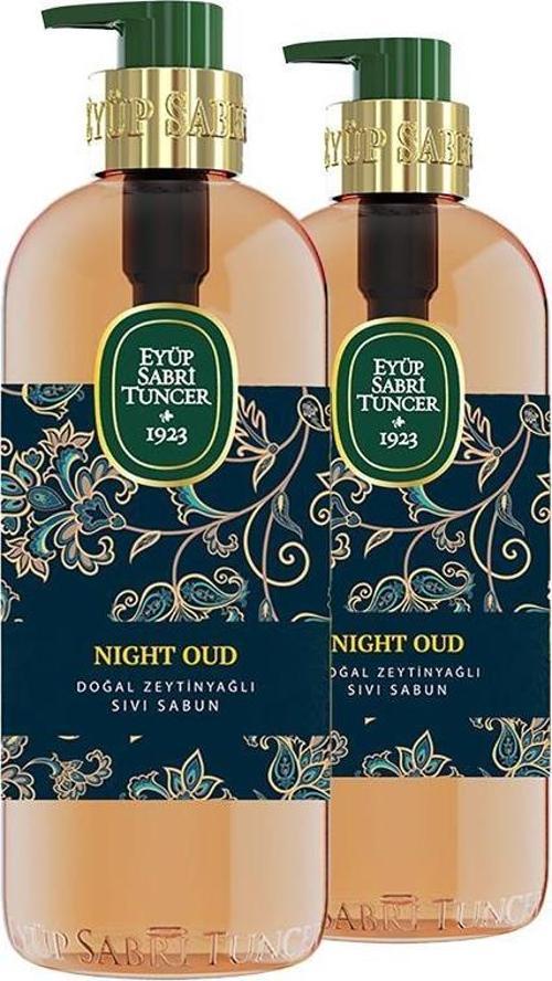 Night Oud Doğal Zeytinyağlı Sıvı Sabun 500 ml x 2