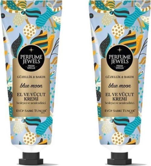 Perfume Jewels Blue Moon El ve Vücut Kremi 50 ML x 2
