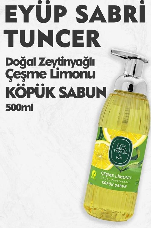 Zeytinyağlı Çeşme Limonu Köpük Sabun 500 ML
