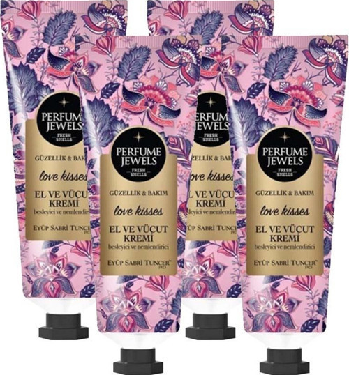 Perfume Jewels Love Kisses El Kremi 50ML x 4