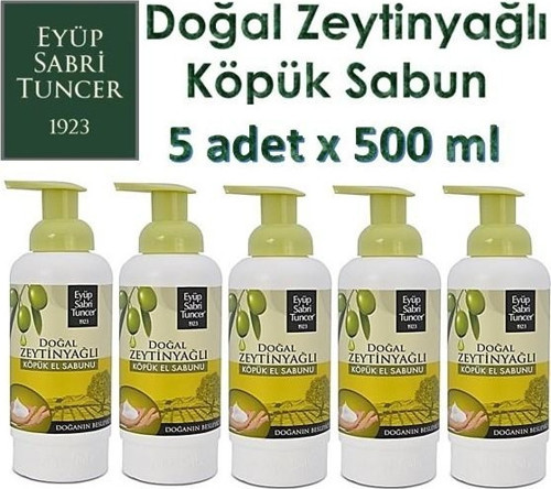 Zeytinyağlı Köpük El Sabunu 500 ml x 6