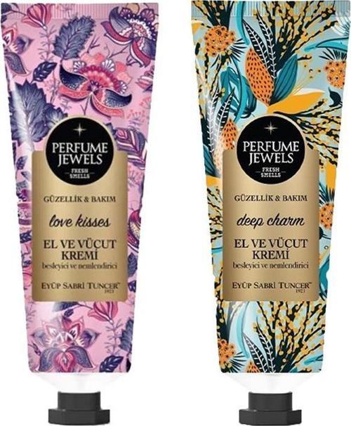 Perfume Jewels Love Kisses ve Deep Charm El Kremi 50ML