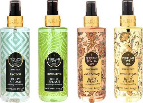 Vücut Spreyi Factor, Combative, Wild Beauty ve Warm Sugar