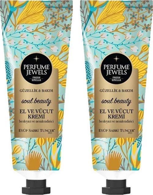 Perfume Jewels Soul Beauty El ve Vücut Kremi 50 ml x 2