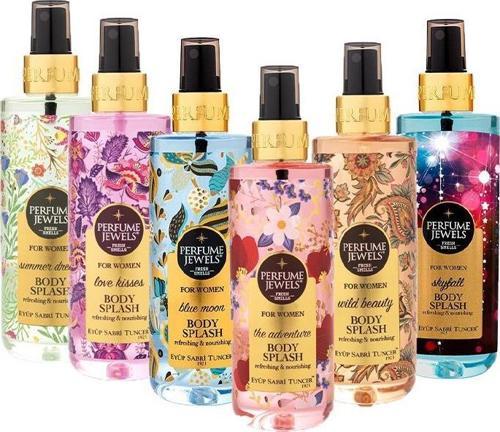 Vücut Spreyi Mega Paket Summer Dream, Love Kisses, Blue Moon, The Adventure, Wild Beauty, Skyfall 250