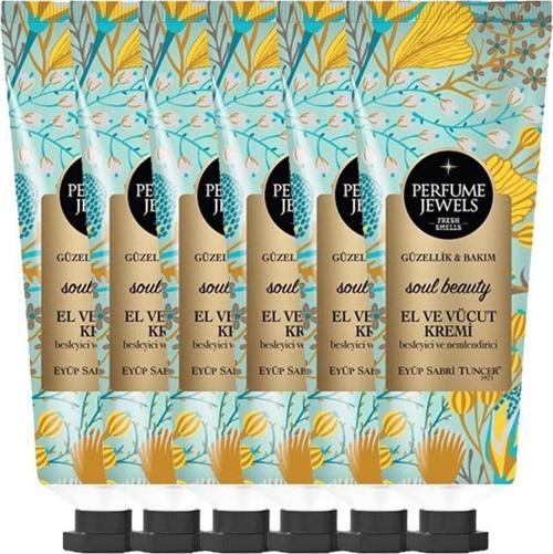 Perfume Jewels Soul Beauty El ve Vücut Kremi 50 ml x 6