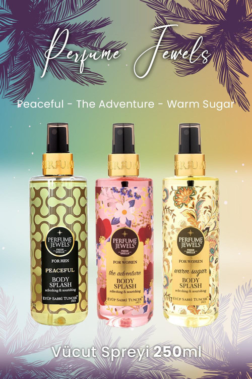 Vücut Spreyi Peaceful, The Adventure ve Warm Sugar