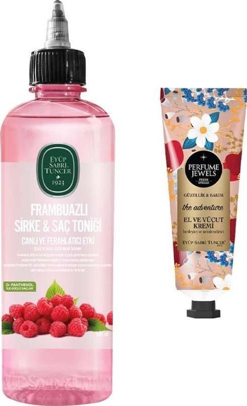Frambuazlı Sirke & Saç Toniği 500 ml Ve Perfume Jewels The Adventure El Kremi 50ML