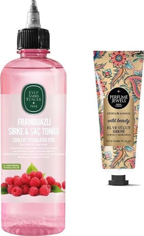 Frambuazlı Sirke & Saç Toniği 500 ml Ve Perfume Jewels Wild Beauty El Kremi 50 ML