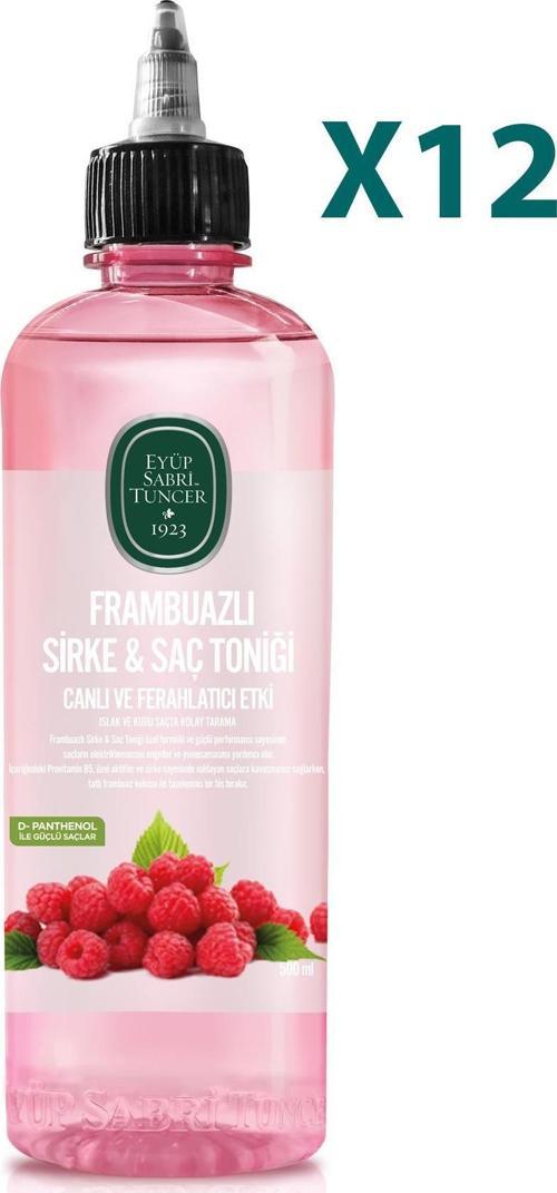 Frambuazlı Sirke & Saç Toniği 500 ml x 12