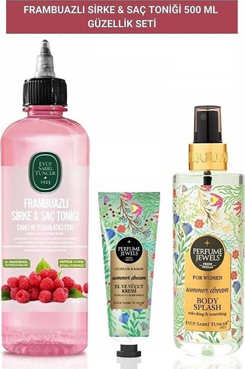 Frambuazlı Sirke & Saç Toniği 500 ml, Summer Drem Krem ve Sprey