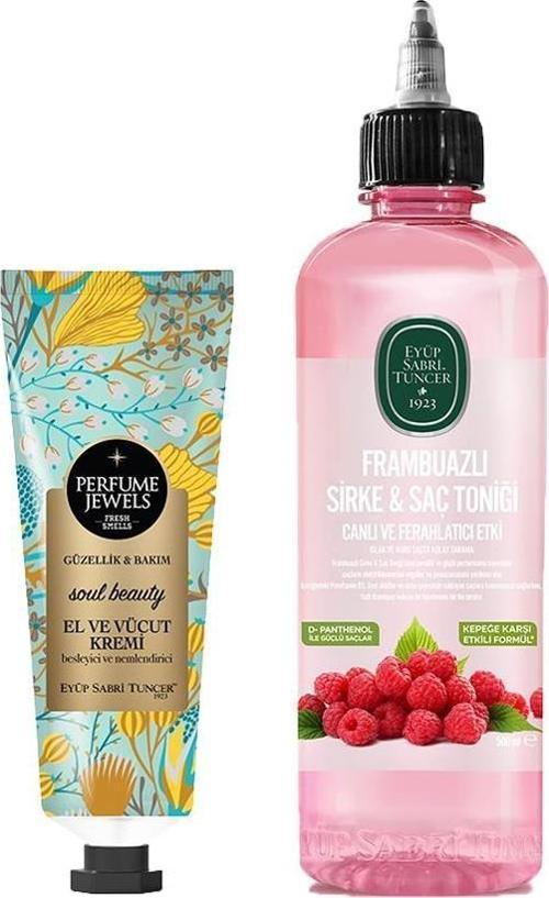 Frambuazlı Sirke & Saç Toniği ve El ve Vücut Kremi Soul Beauty