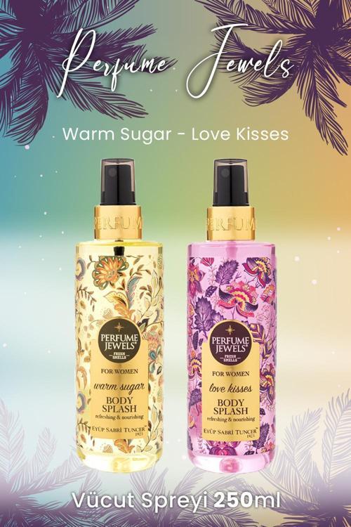 Pj Body Splash Warm Sugar 250 ml ve Love Kisses 250 ml