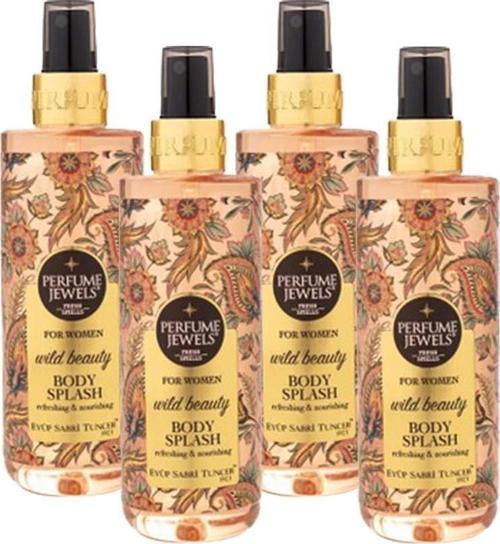 Pj Body Splash Wild Beauty 250 ml X 4