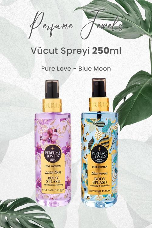 Pj Body Splash Pure Love 250 ml ve Blue Moon 250 ml