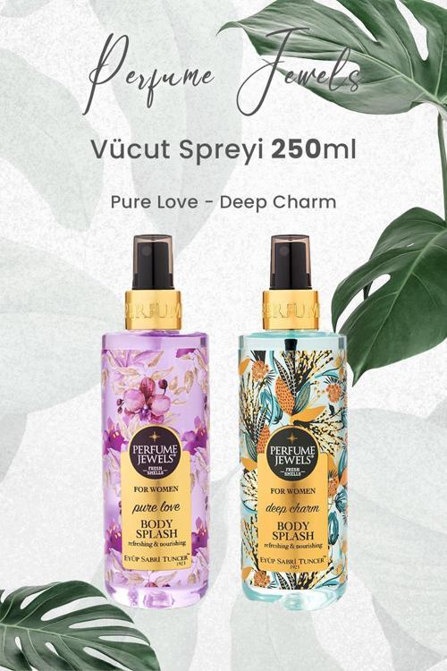 Pj Body Splash Pure Love 250 ml ve Deep Charm 250 ml