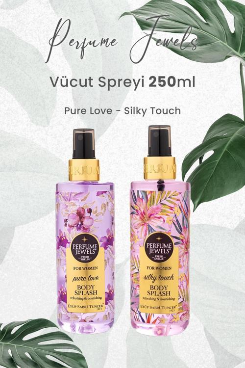 Pj Body Splash Pure Love 250 ml ve Silky Touch 250 ml