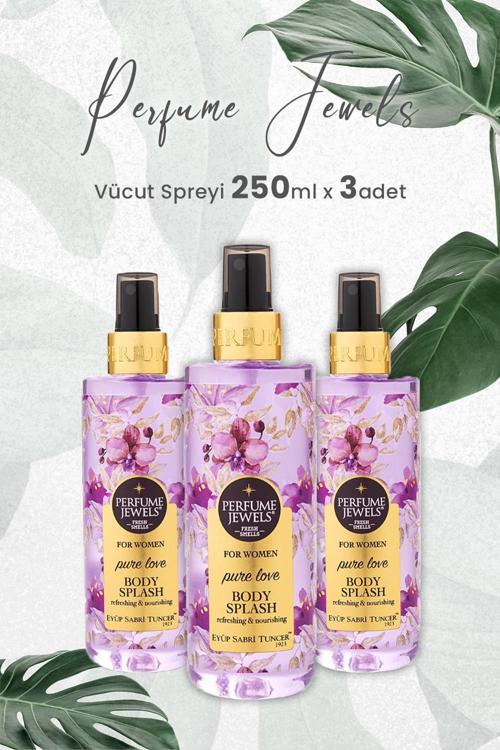 Pj Body Splash Pure Love 250 ml x 3 Adet