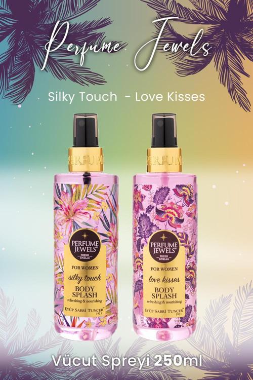 Pj Body Splash Silky Touch 250 ml ve Love Kisses 250 ml