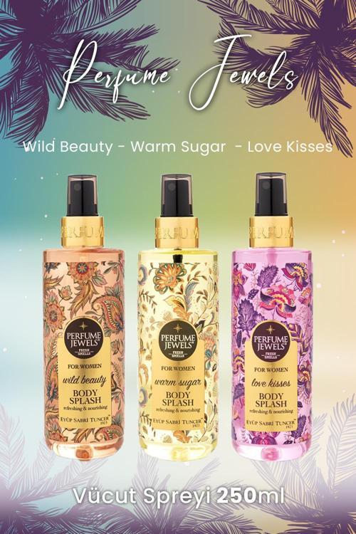 Vücut Spreyi Wild Beauty, Warm Sugar ve Love Kisses