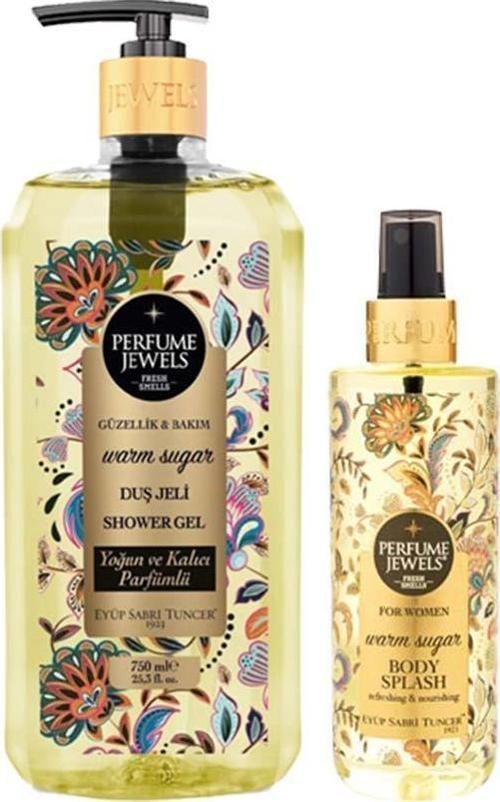 Warm Sugar Duş Jeli 750 ml Ve Pj Body Splash Warm Sugar 250 ml