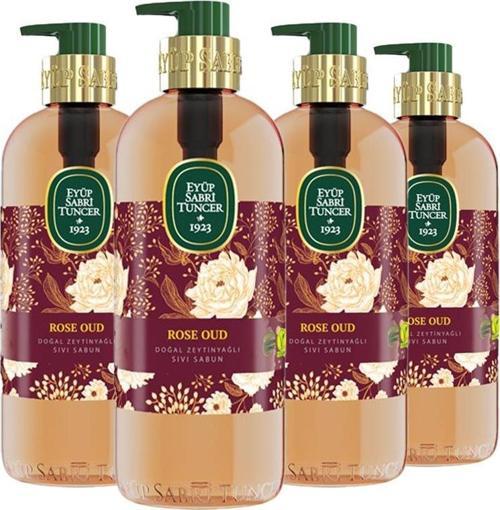 Rose Oud Doğal Zeytinyağlı Sıvı Sabun 500 ml x 4