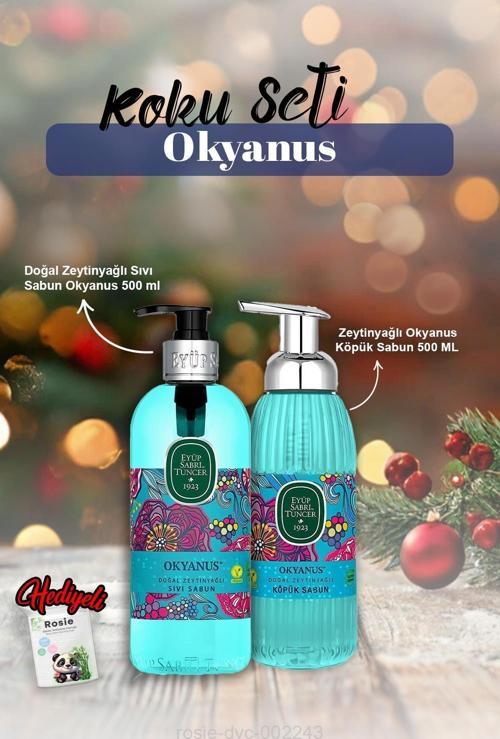 Okyanus Köpük ve Sıvı Sabun 500ml ve Rosie Pamuk