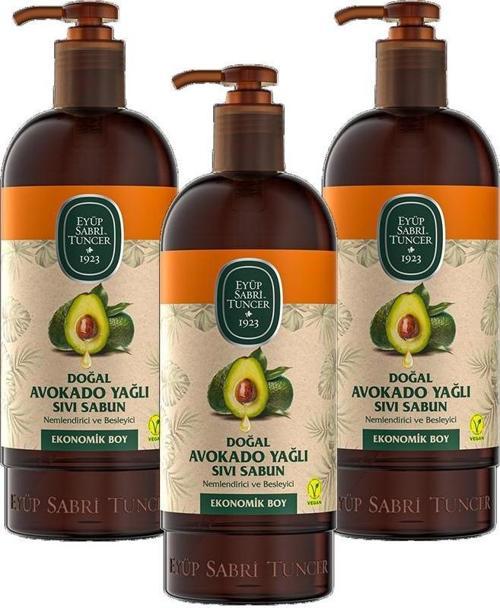 Sıvı Sabun Doğal Avokado Yağlı  750 ml x 3