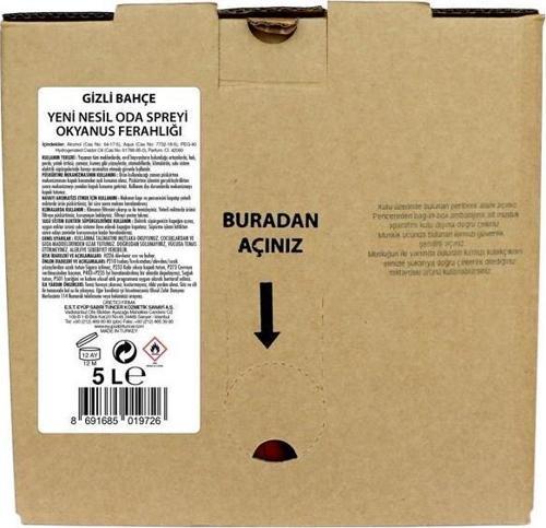 Yeni Nesil Oda Spreyi Okyanus Ferahlığı 5 lt