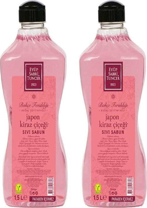 Sıvı Sabun Japon Kiraz Çiçeği 1.5 L x 2 adet