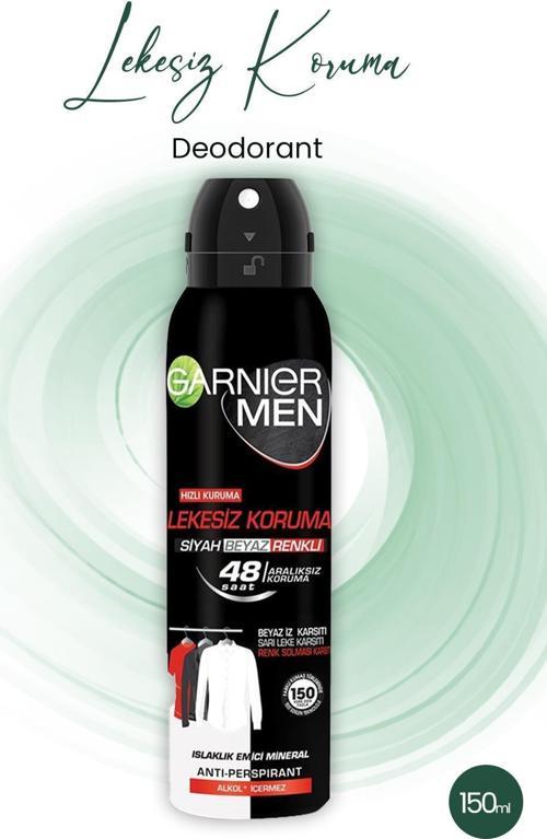 Men 48H Lekesiz Koruma Erkek Deodorant 150 ml