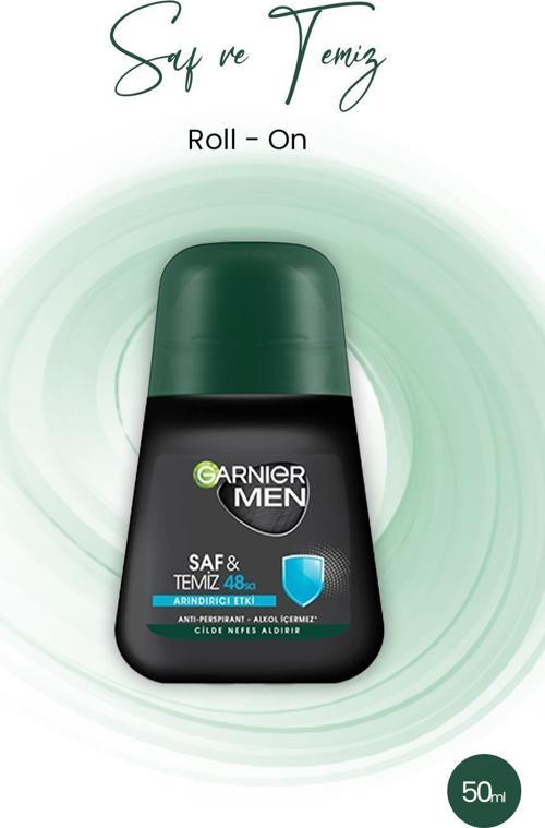 Men 48H Saf ve Temiz Roll-On 50 ml