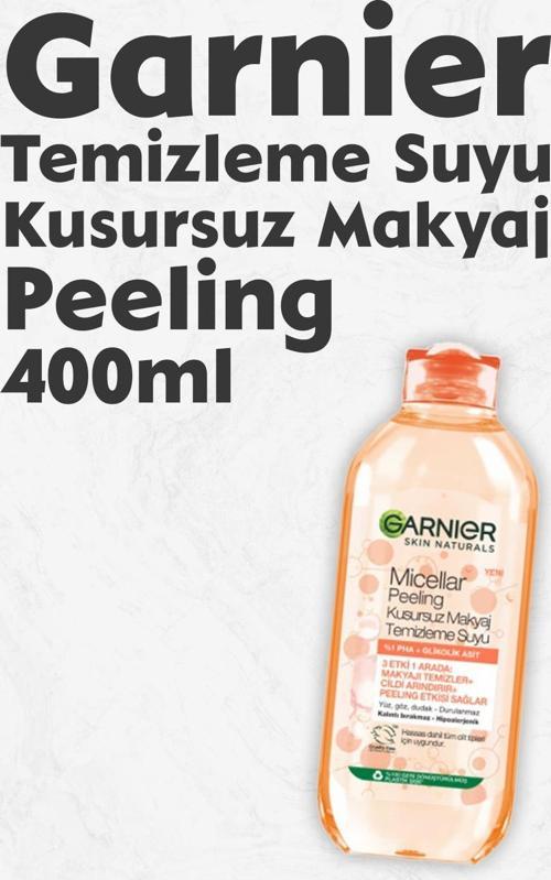 Micellar Kusursuz Makyaj Temizleme Suyu Peeling 400 ml