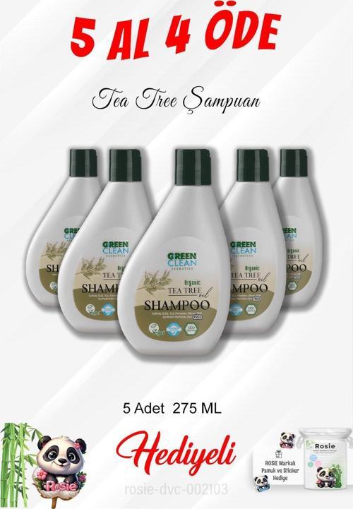  5 Al 4 Öde Tea Tree Şampuan 275 ML ve Rosie Pamuk