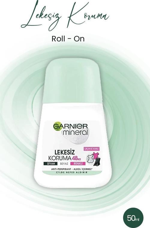 Mineral 48H Lekesiz Koruma Çiçeksi Koku Roll-On 50 ml