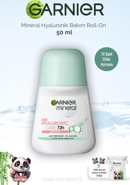 Mineral Hyaluronik Bakım 72H Roll-On 50 ml ve ROSIE