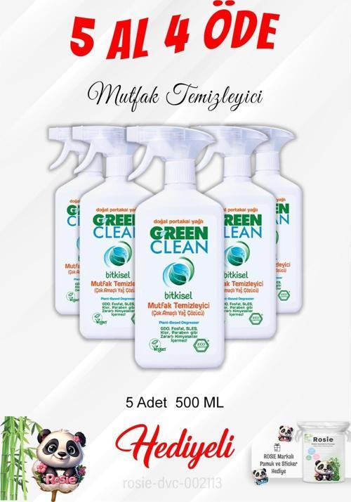 Çok Amaçlı Yağ Çözücü 5 Al 4 Öde 500 ML ve Rosie Pamuk