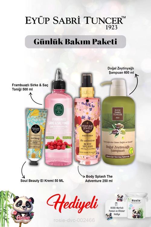 The Adventure Vücut Spreyi,Frambuaz Tonik, Krem Soul Beauty, Zeytinyağlı Şampuan ve Rosie