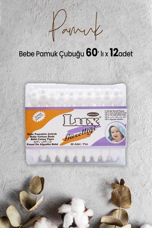 Bebe Pamuk Çubuğu 60' lı x 12 Adet