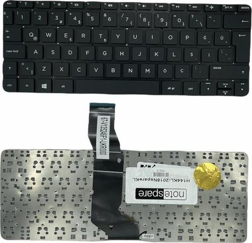 Hp Stream 11 Pro G2 Uyumlu Laptop Klavye Siyah TR