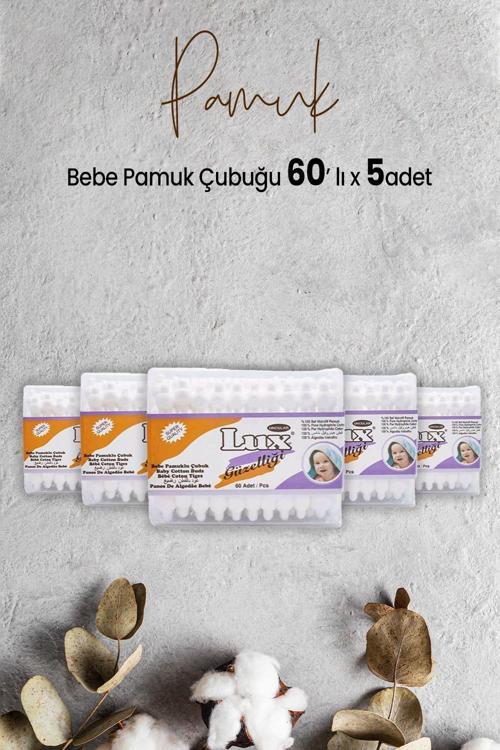 Bebe Pamuk Çubuğu 60' lı x 5 Adet