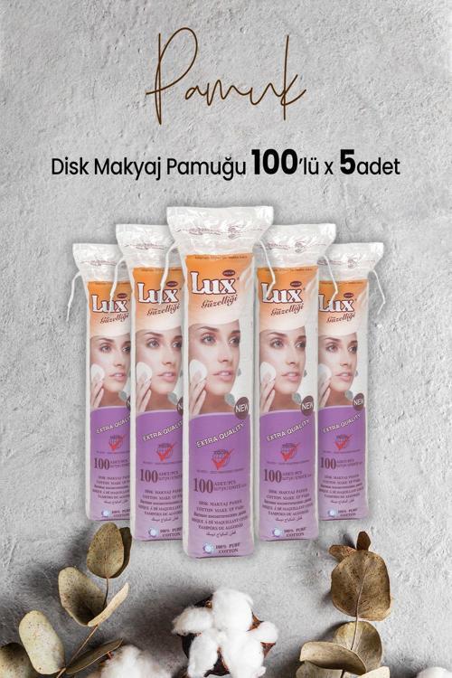 Disk Makyaj Pamuğu 100'lü x 5 Adet