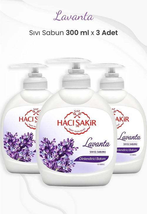 Lavanta Dinlendirici Sıvı Sabun 300 ml x 3 Adet