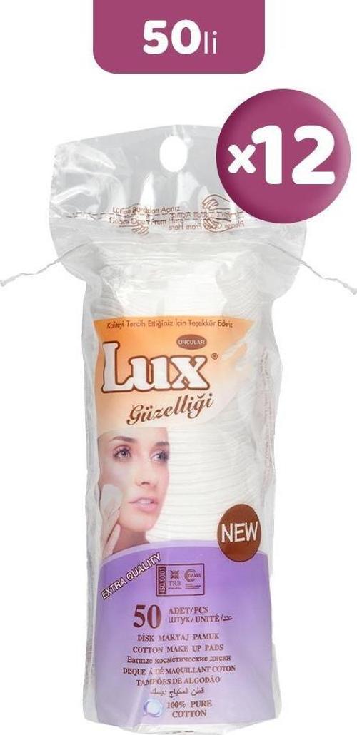 Disk Makyaj Pamuğu 50'li x 12