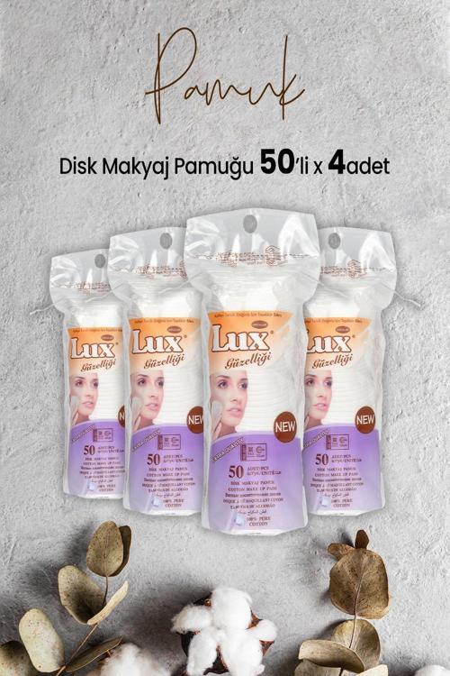 Disk Makyaj Pamuğu 50'li x 4 Adet