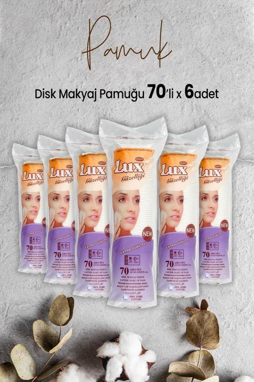 Disk Makyaj Pamuğu 70'li x 6 Adet