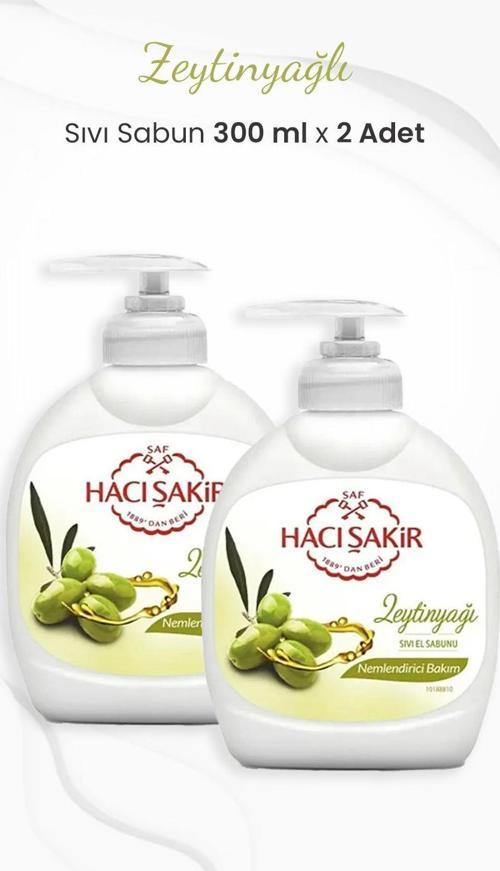 Zeytinyağlı Nemlendirici Sıvı Sabun 300 ml x 2 Adet