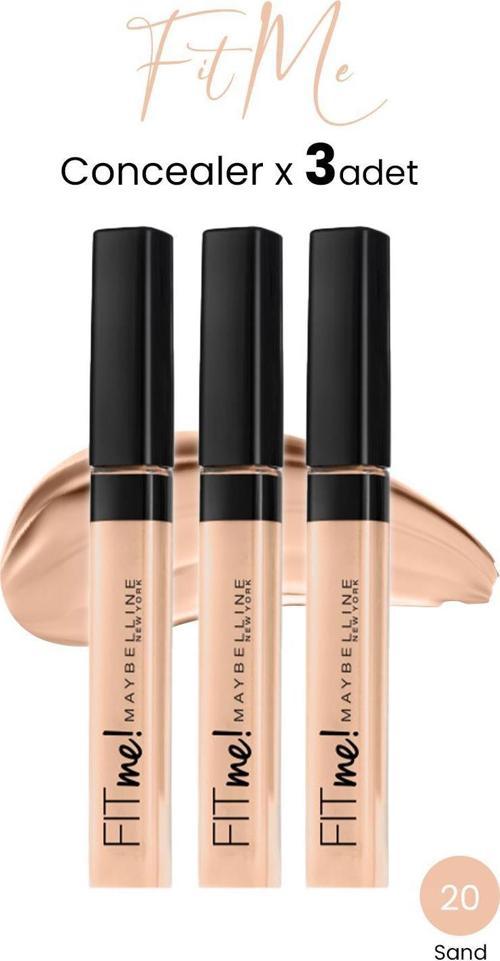Fit Me Concealer 20 Sand x 3 adet