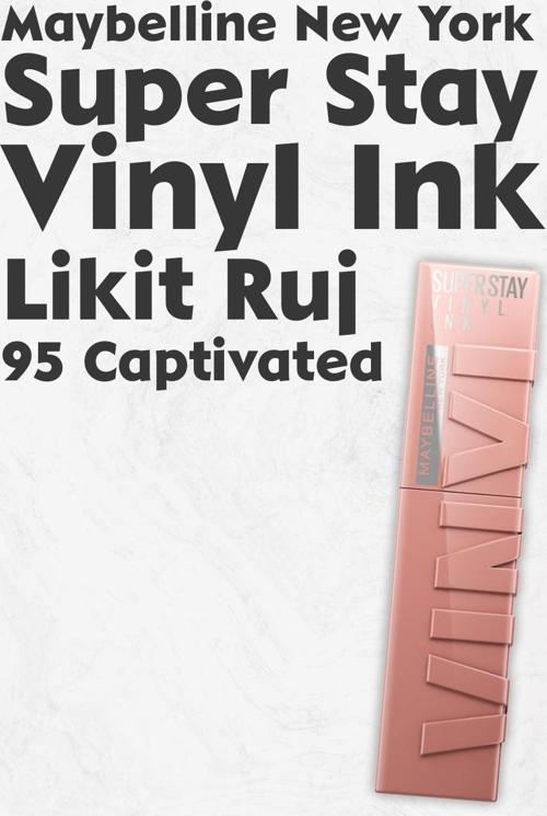 Super Stay Vinyl Ink Likit Ruj 95 Captivated
